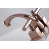 Kingston Brass KS494CQLAC Claremont 8" Widespread Bathroom Faucet, Antique Copper KS494CQLAC